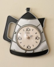 Retro Coffee Pot Clock Classic