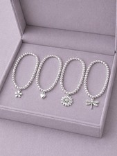 4 Sterling Silver Bracelets