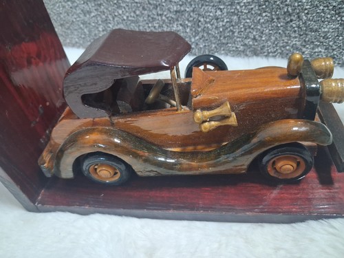 Vintage wooden model - vintage, car