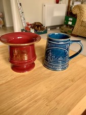 Two Pieces Of Vintage Holkham Hall Pottery