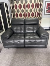 Quality Top Of The Range Grey Leather suite .Lay-Z-Boy BARGAIN !! Save £3000!!!