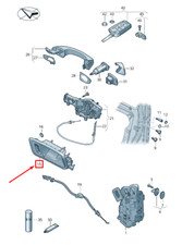VW TOURAN 5T FRONT RIGHT INNER