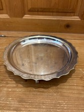 antique silver plated salver