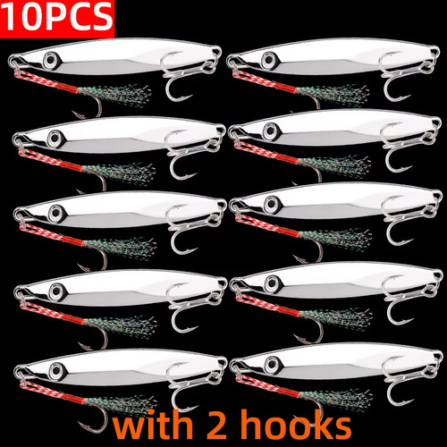 Metal cast jigging lures set - cast,