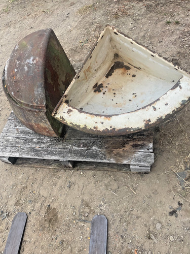Reclaimed cast iron corner - iron,
