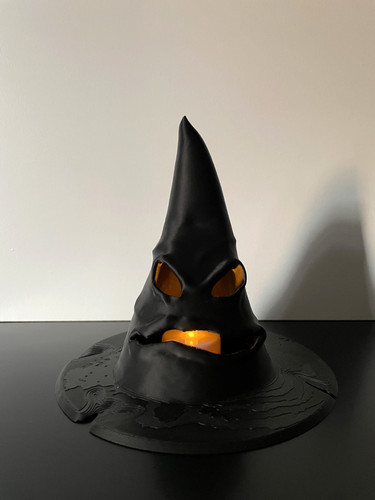 Gothic witchy hat - witchy, led