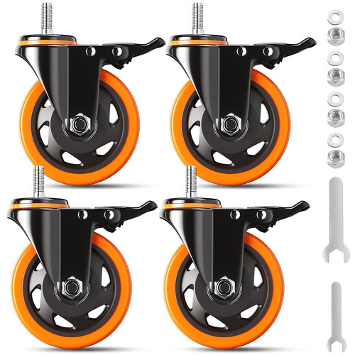Inch heavy duty - 4, caster