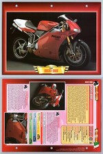 Ducati 996R - 2001 - Superbikes - Atlas Motorbike Fact File Card