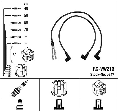 New ignition cable kit for - ignition,