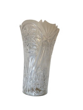 Clear plastic vase flower - plastic,