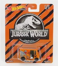 MATTEL HOT WHEELS DLB45-979Q-HCN98 TRUCK - BREAD VAN - JURASSIC WORLD - ORANGE -