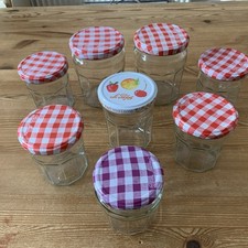 8 x Bonne Maman Jam Jars with