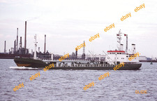 SHIP SLIDE - THUNTANK 10 - Tanker - Underway Thames  - 1990