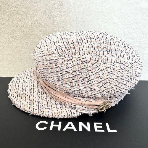 Chanel pink tweed casquette - chanel,