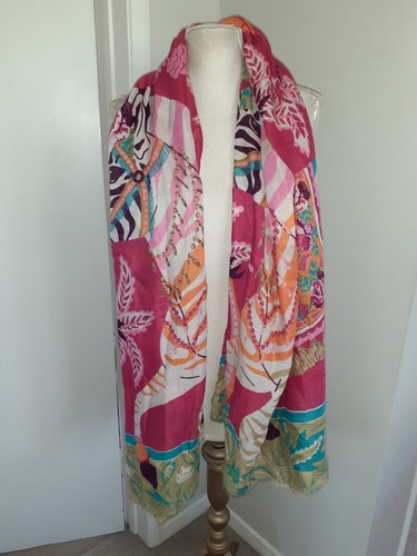 Powder scarf zebra carnival - powder,