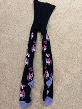 Girls TU Black & Pink Tights 8