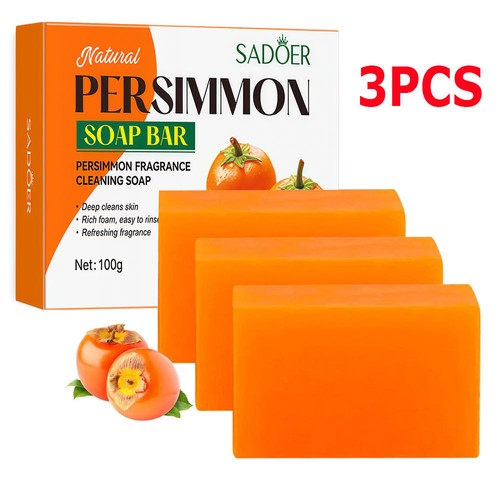 Persimmon soap bar - 3x,