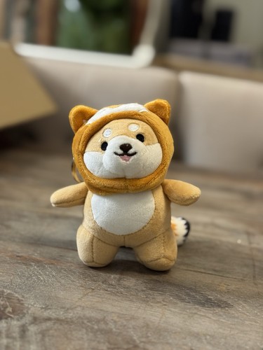 Miniso corgi soft toy key - corgi, ring