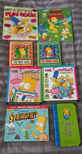 Simpsons books comics - &,