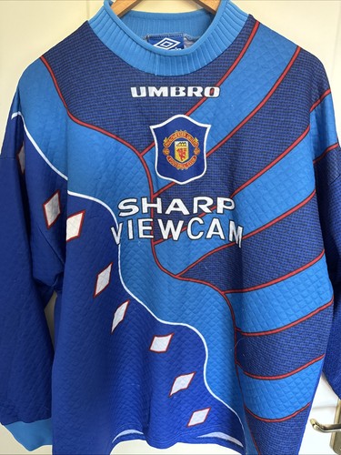 Man utd 1995 shirt l - gk,
