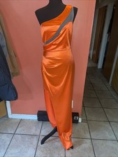 Orange asymmetrical one - asymmetrical,