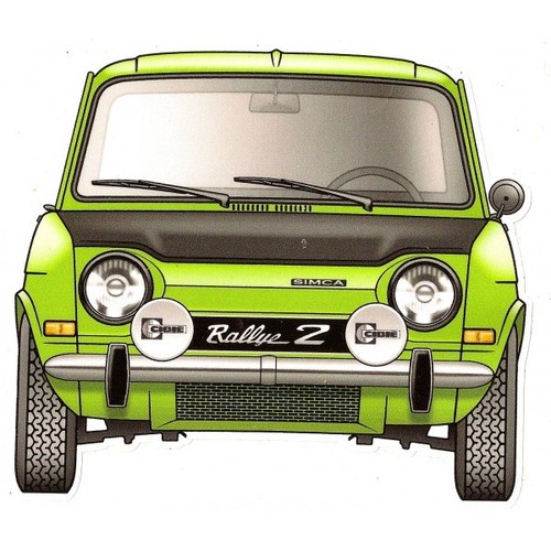 Simca 1000 rallye laminated - simca,