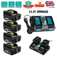 4Ah for Makita Battery BL1440 BL1450 BL1415 194065-3 Li-Ion 14.4V 18V Charger