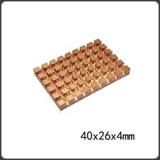 Copper mSATA SSD Heatsink Grid