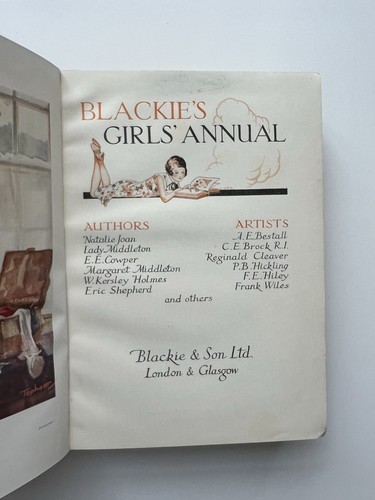 Blackie girls annual 1930s - girls,