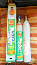 2 35L Soda Stream CO2 Gas Cylinders 1 empty