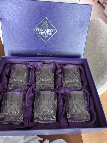 Set edinburgh crystal - set,