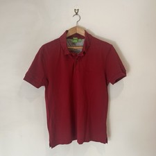 Hugo Boss Boys Red Polo Shirt