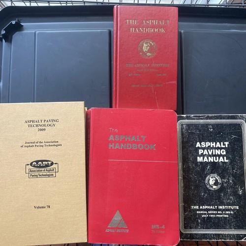 Asphalt paving book lot - asphalt,
