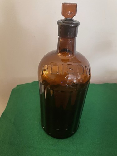 Antique amber ribbed glass - antique,
