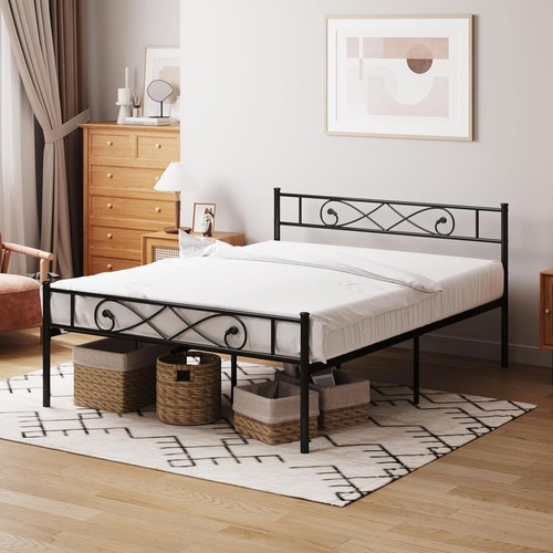 Queen size platform bed - size, frame