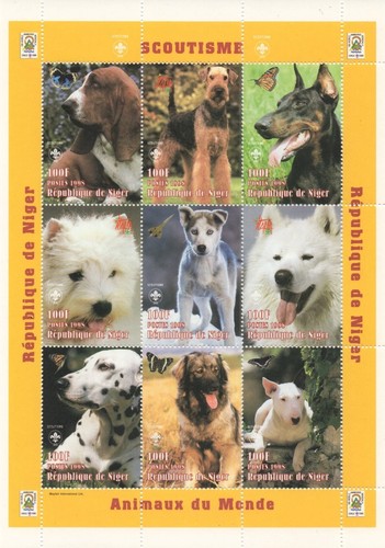 Scouting animals dog 1998 mnh - dog,