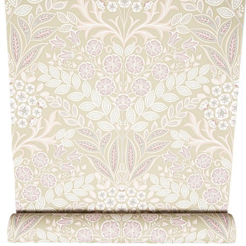 Green floral wallpaper - floral,