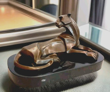 Bronze figure Puma sculpture