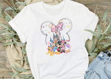 Ladies castle t shirt pastel
