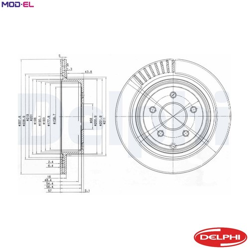 Brake disc bg4041 for - disc,