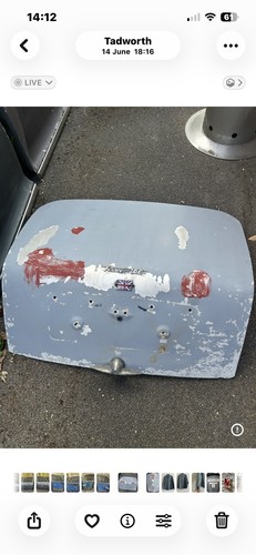 Rover boot lid - p4, alloy