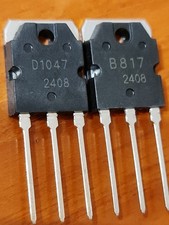 2SD1047 + 2SB817, D1047+B817  Power Transistor Complimentary Pair UK Seller