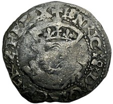 Ireland, Henry VIII Posthumous Threepence, type I, Dublin, mm Boars Head Rare