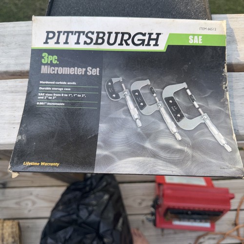 New pittsburgh micrometer - new, pc