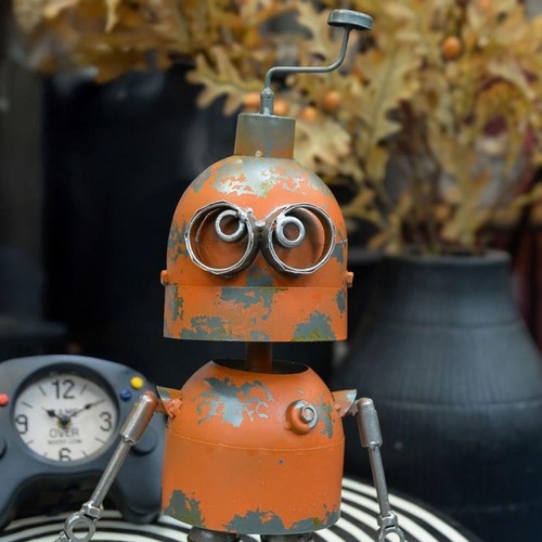 Orange silver metal - silver,
