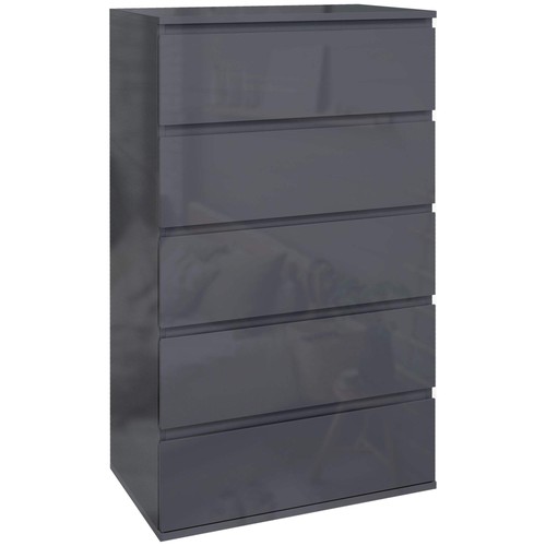 Drawer modern dresser high - 5-drawer,