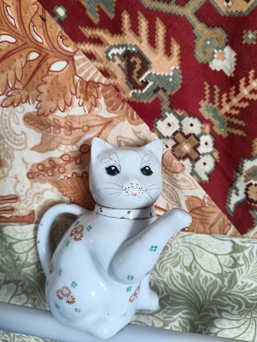 Cute ceramic cat - ceramic, teapot