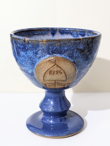 Canterbury pottery blue glaze - pottery,