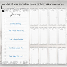 Perpetual monthly wall - perpetual,