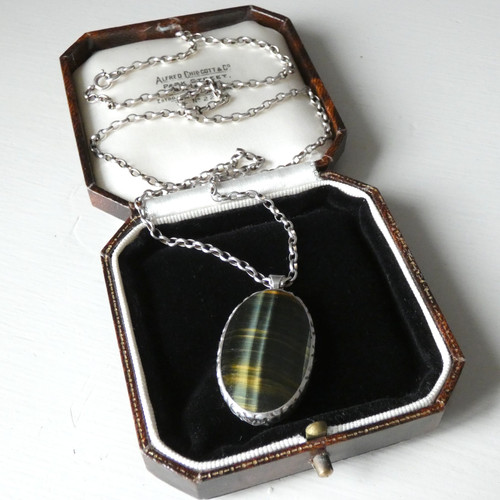 Tigers eye sterling silver - eye,